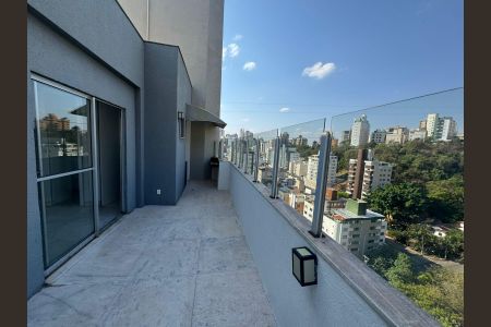 Varanda gourmet de apartamento à venda com 3 quartos, 125m² em Buritis, Belo Horizonte