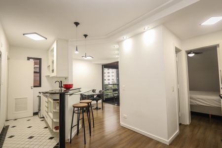 Sala de apartamento à venda com 1 quarto, 43m² em Vila Suzana, São Paulo