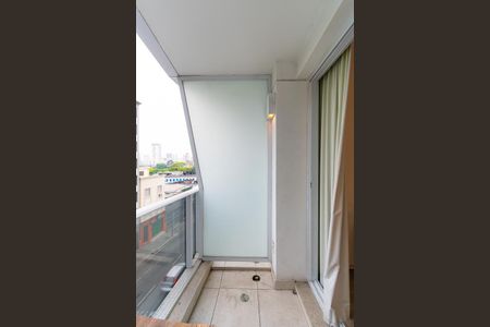 Varanda do Studio de kitnet/studio para alugar com 1 quarto, 22m² em Sé, São Paulo