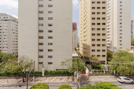 Vista da Sala de apartamento à venda com 2 quartos, 70m² em Moema, São Paulo