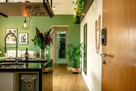 Apartamento à venda com 45m², 1 quarto e 2 vagasSala