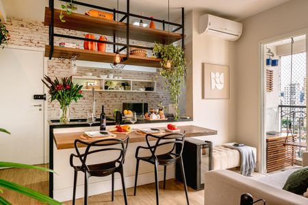 Apartamento à venda com 45m², 1 quarto e 2 vagasSala