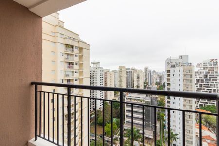 Varanda de kitnet/studio para alugar com 1 quarto, 26m² em Pinheiros, São Paulo