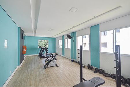 Apartamento à venda com 41m², 2 quartos e 1 vaga Apartamento à venda com 41m², 2 quartos e 1 vagaÁrea comum - Academia
