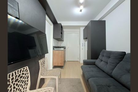 Sala/Cozinha de apartamento para alugar com 1 quarto, 24m² em Vila Nova Conceição, São Paulo