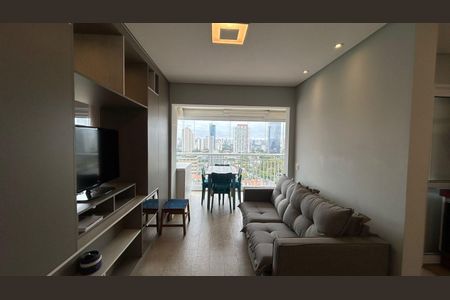 Sala de apartamento para alugar com 1 quarto, 54m² em Vila Cordeiro, São Paulo