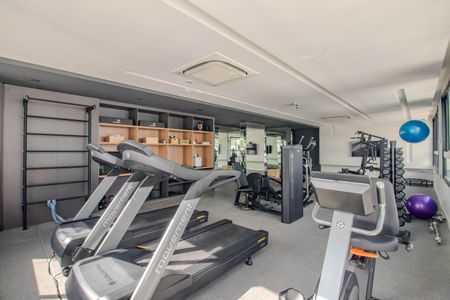 Área comum - Academia de kitnet/studio para alugar com 1 quarto, 29m² em Boa Vista, Porto Alegre