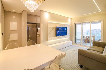 Sala de apartamento para alugar com 3 quartos, 90m² em Jardim Pompeia, Indaiatuba
