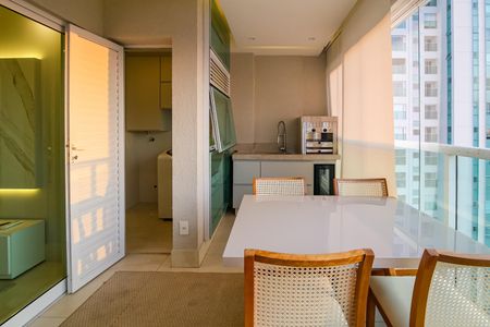 Varanda gourmet de apartamento para alugar com 3 quartos, 90m² em Jardim Pompeia, Indaiatuba