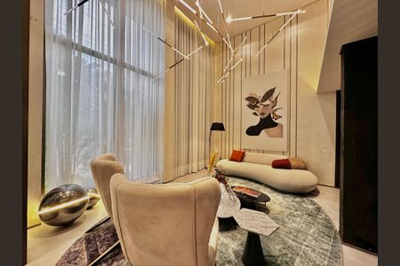 Apartamento à venda com 32m², 1 quarto e sem vaga Apartamento à venda com 32m², 1 quarto e sem vagaHall Social Bloco