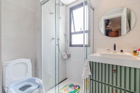 Apartamento à venda com 130m², 3 quartos e 2 vagasBanheiro da Suíte 1