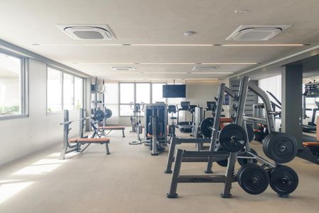 Studio para alugar com 31m², 1 quarto e sem vaga Studio para alugar com 31m², 1 quarto e sem vagaÁrea comum - Academia