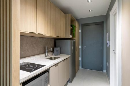 Studio para alugar com 31m², 1 quarto e sem vaga Studio para alugar com 31m², 1 quarto e sem vagaCozinha