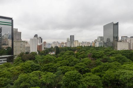 Vista da Varanda do Studio de kitnet/studio para alugar com 1 quarto, 31m² em Higienópolis, São Paulo