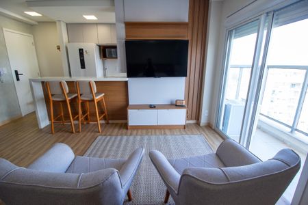 Sala  de apartamento para alugar com 1 quarto, 37m² em Jardim Portal da Colina, Sorocaba