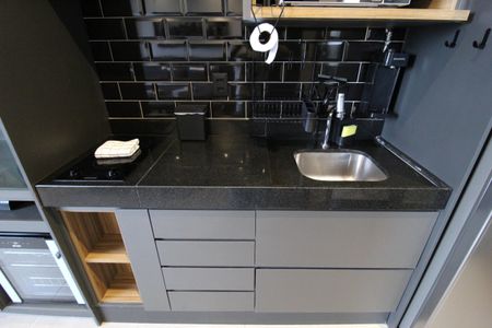 Cozinha de kitnet/studio à venda com 1 quarto, 28m² em Vila Olímpia, São Paulo