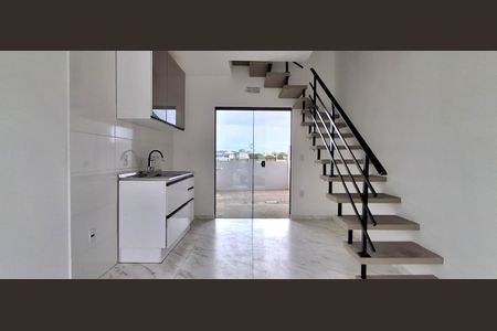 Sala/Cozinha de casa de condomínio para alugar com 1 quarto, 85m² em Campeche Leste, Florianópolis