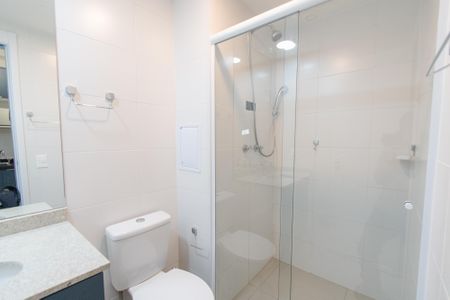 Banheiro Social de kitnet/studio para alugar com 1 quarto, 25m² em Vila Mariana, São Paulo