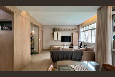 Sala de apartamento à venda com 4 quartos, 128m² em Gutierrez, Belo Horizonte
