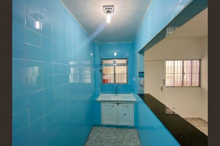 Cozinha de apartamento para alugar com 1 quarto, 47m² em Boqueirão, Praia Grande