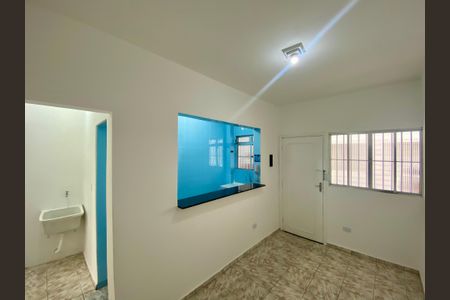 Sala de apartamento para alugar com 1 quarto, 47m² em Boqueirão, Praia Grande