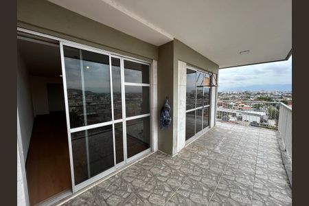 Varanda da sala de apartamento para alugar com 2 quartos, 100m² em Campinho, Rio de Janeiro