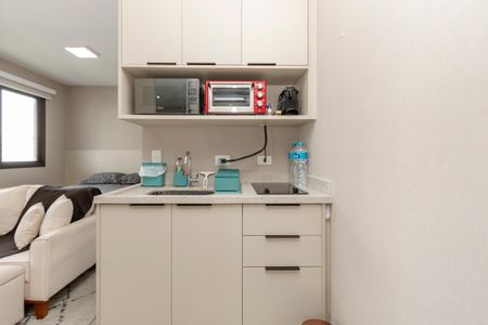 Studio à venda com 26m², 1 quarto e sem vagaCozinha