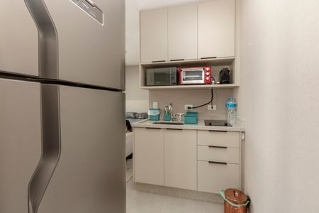 Studio à venda com 26m², 1 quarto e sem vagaCozinha