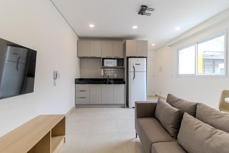 Sala de apartamento para alugar com 1 quarto, 34m² em República, São Paulo