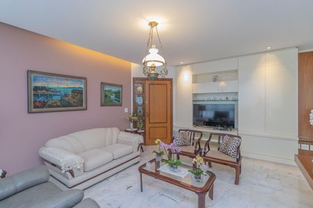 Sala de apartamento à venda com 4 quartos, 161m² em Funcionários, Belo Horizonte