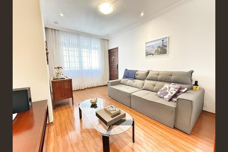 Sala de apartamento à venda com 3 quartos, 110m² em Santo Antônio, Belo Horizonte