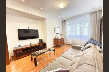 Sala de apartamento à venda com 3 quartos, 110m² em Santo Antônio, Belo Horizonte