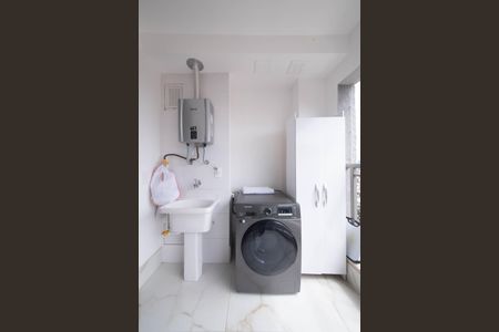 Varanda - Lavanderia de apartamento à venda com 2 quartos, 68m² em Chácara Santo Antônio (Zona Sul), São Paulo