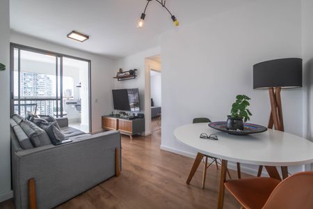 Sala de apartamento à venda com 2 quartos, 68m² em Chácara Santo Antônio (Zona Sul), São Paulo