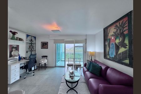 Sala de apartamento à venda com 1 quarto, 79m² em Barra da Tijuca, Rio de Janeiro