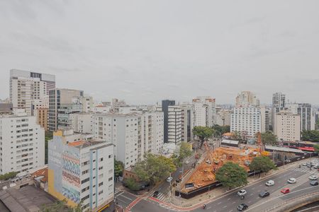 Vista da Varanda de apartamento à venda com 1 quarto, 75m² em Centro, São Paulo
