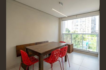 Varanda da Sala de apartamento para alugar com 2 quartos, 69m² em Brooklin, São Paulo