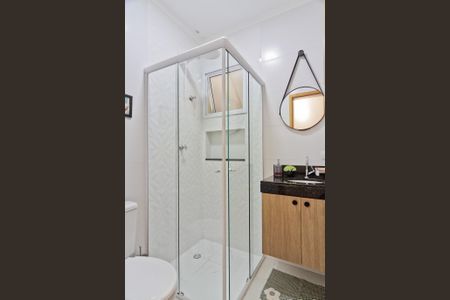 Apartamento à venda com 29m², 1 quarto e sem vaga Apartamento à venda com 29m², 1 quarto e sem vagaBanheiro Social