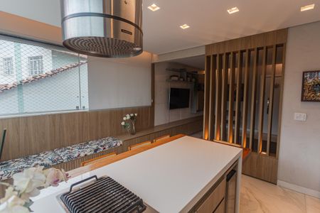 Varanda de apartamento à venda com 4 quartos, 144m² em Palmares, Belo Horizonte