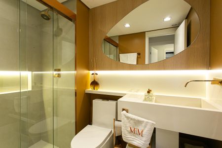 Apartamento à venda com 88m², 2 quartos e 1 vaga Apartamento à venda com 88m², 2 quartos e 1 vagaBanheiro Social