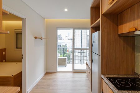 Sala/Cozinha de apartamento para alugar com 1 quarto, 26m² em Vila Olímpia, São Paulo