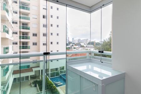 Varanda da Sala de apartamento para alugar com 1 quarto, 42m² em Barra Funda, São Paulo