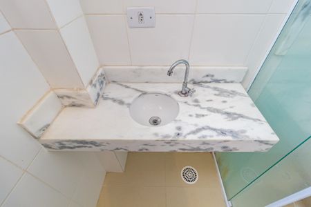 Detalhe - Banheiro de apartamento para alugar com 1 quarto, 29m² em Brás, São Paulo