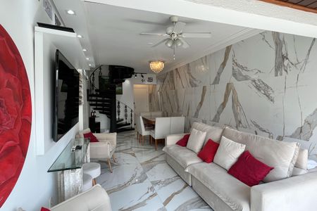 Sala de apartamento para alugar com 3 quartos, 263m² em Ponta da Praia, Santos