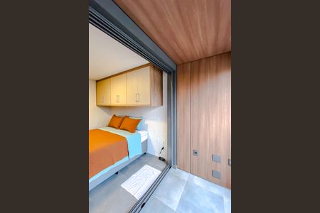 Varanda de kitnet/studio para alugar com 1 quarto, 25m² em Vila Regente Feijó, São Paulo