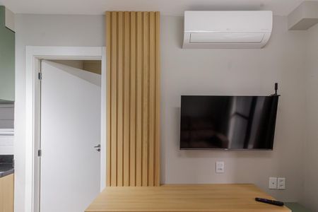 Sala e Cozinha de apartamento para alugar com 1 quarto, 26m² em Vila Olímpia, São Paulo