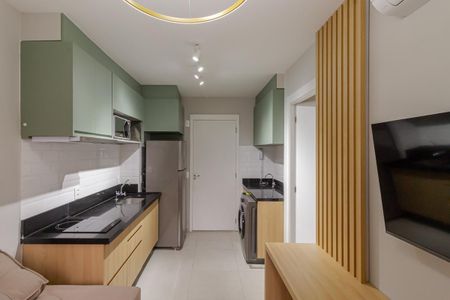 Cozinha e Área de Serviço de apartamento para alugar com 1 quarto, 26m² em Vila Olímpia, São Paulo
