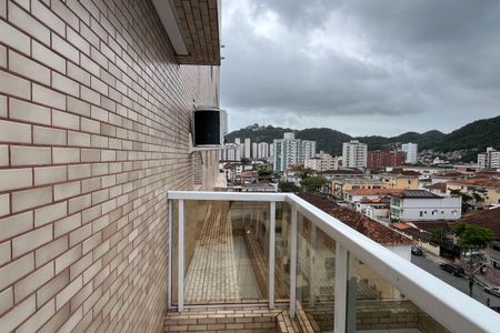 Varanda da Sala de apartamento para alugar com 2 quartos, 70m² em Vila Belmiro, Santos