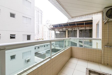 Varanda Sala de apartamento para alugar com 2 quartos, 74m² em Guilhermina, Praia Grande