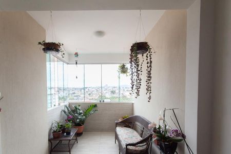 Varanda da Sala 1 de apartamento à venda com 3 quartos, 150m² em Planalto, Belo Horizonte